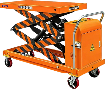 Semi-electric lifting platform vehicle